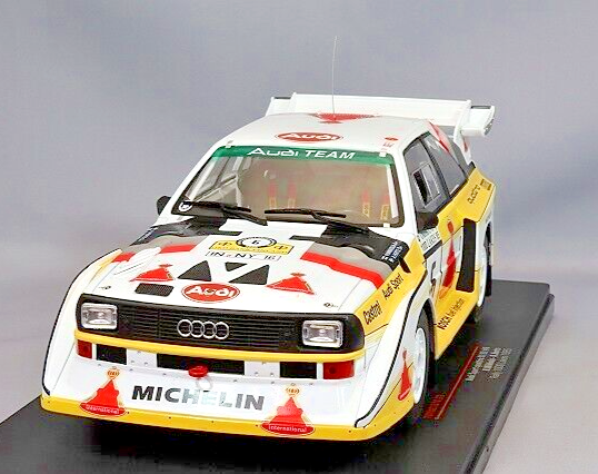 Ixo Audi Quattro S1 E2 No 6 Winner 1000 Lake Rally Mikkola, Hertz 1:18