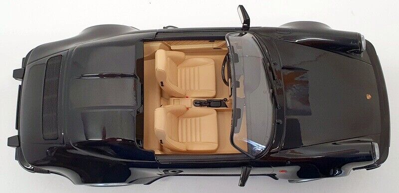 KK Scale 1989 Porsche 911 Speedster G Series Black 1:18