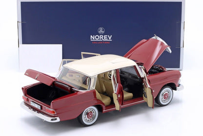 Norev 1966 Mercedes-Benz 200 (W110) Sedan Red 1:18