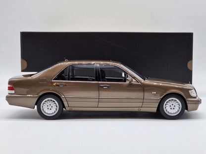 Norev 1994 Mercedes-Benz S600 V12 S-Class (W140) Impala Brown Metallic 1:18