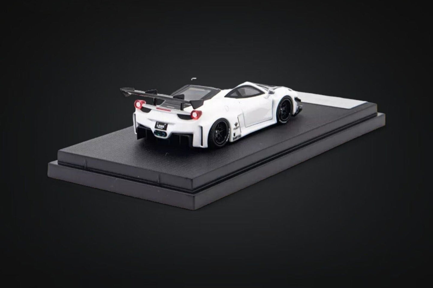 Star Model Ferrari 458 GT LBWK Silhouette Works White 1:64