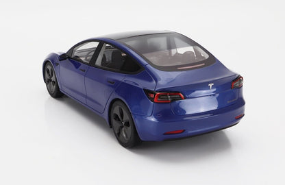 LS Collectibles 2021 Tesla Model 3 Multi-Coat Blue Metallic 1:18