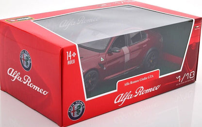 Bburago 2022 Alfa Romeo Giulia Rosso Alfa Red Metallic 1:18