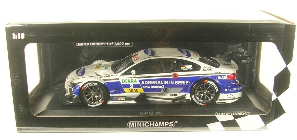 Minichamps 2013 BMW M3 (E92) DTM Team Schnitzer No 2 2013 Blue & White 1:18