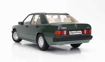 Triple 9 1993 Mercedes-Benz 190 E 2.3 Sportline (W201) Dark Green 1:18