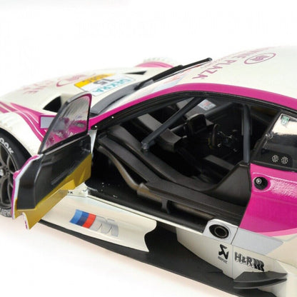 Minichamps 2012 BMW M3 (E92) DTM Team BMW RBM Crowne Plaza No 15 White & Pink 1:18