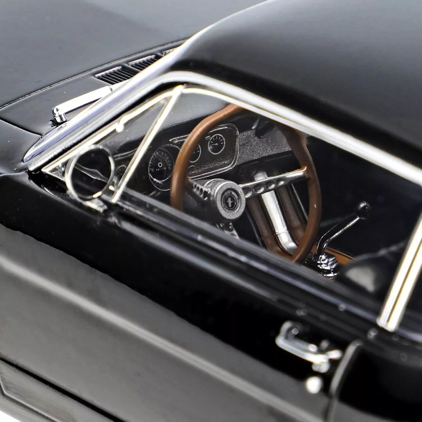 Norev 1965 Ford Mustang Hardtop Coupe Black Metallic 1:18