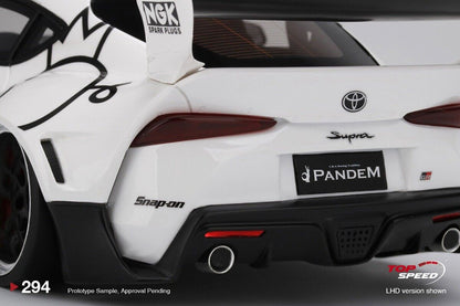 Topspeed Pandem Toyota GR A90 Supra V1.0 White 1:18