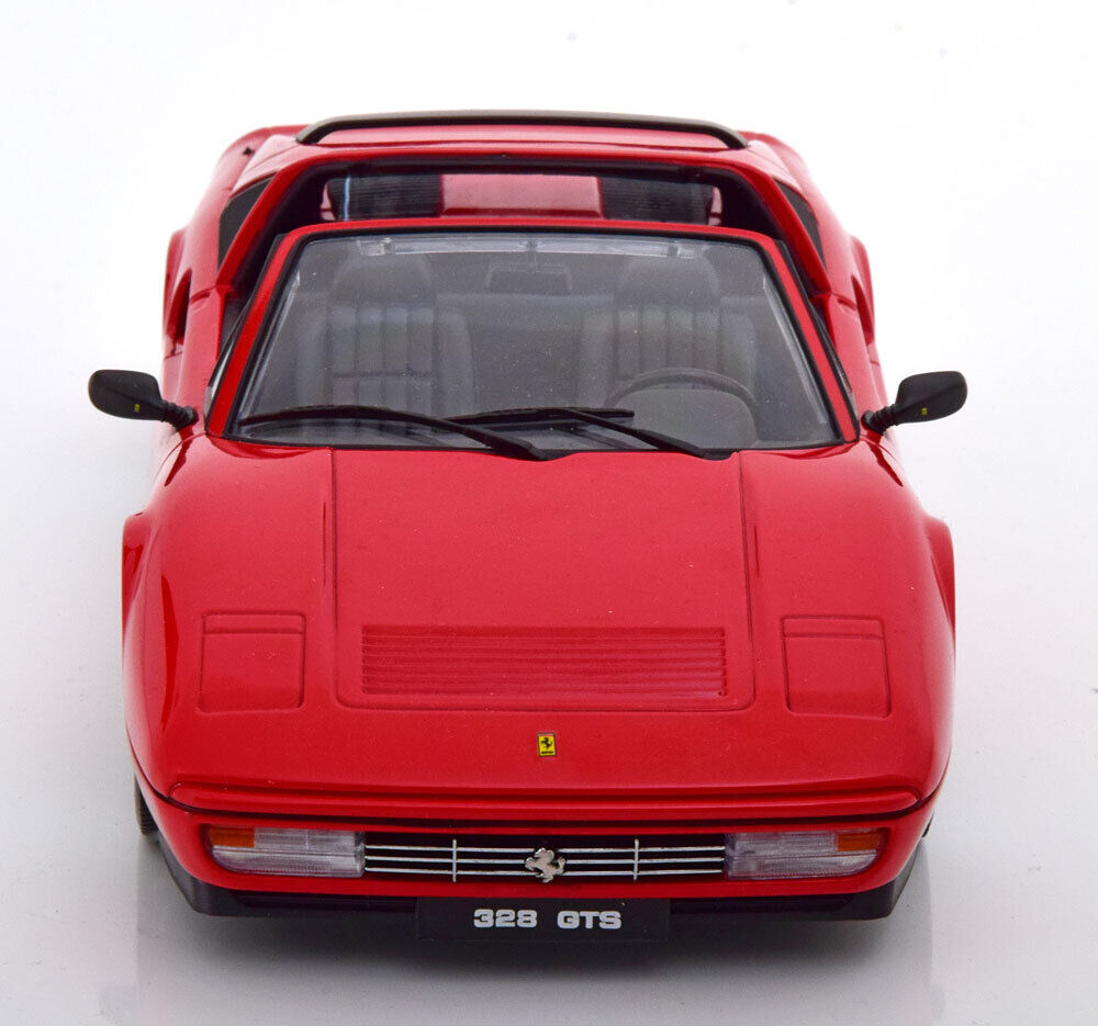 KK Scale 1985 Ferrari 328 GTS Magnum P.I. Ferrari Red 1:18