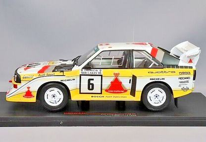 Ixo Audi Quattro S1 E2 No 6 Winner 1000 Lake Rally Mikkola, Hertz 1:18