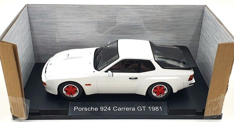 MCG 1981 924 Carrera GT Coupe White w/ Red Wheels 1:18