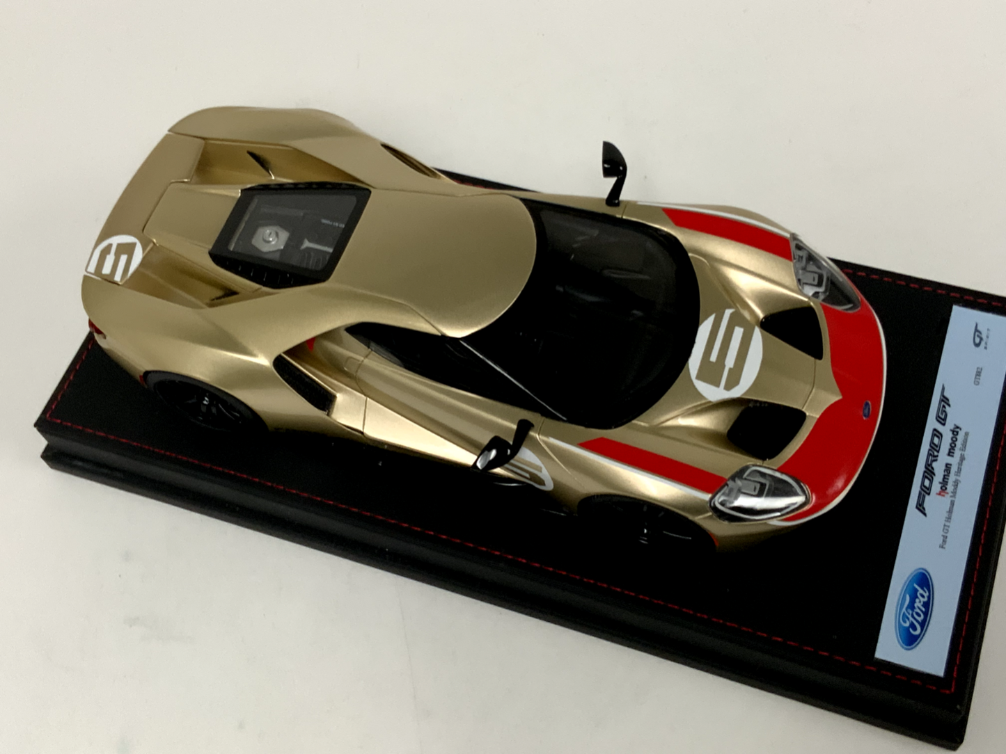 GT Spirit 2022 Ford GT Heritage Edition No 5 Holman Moody Gold 1:18 RESIN