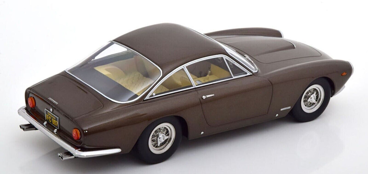 KK Scale 1962 Ferrari 250 GT Lusso (Steve McQueen's Personal Car) Brown Metallic 1:18