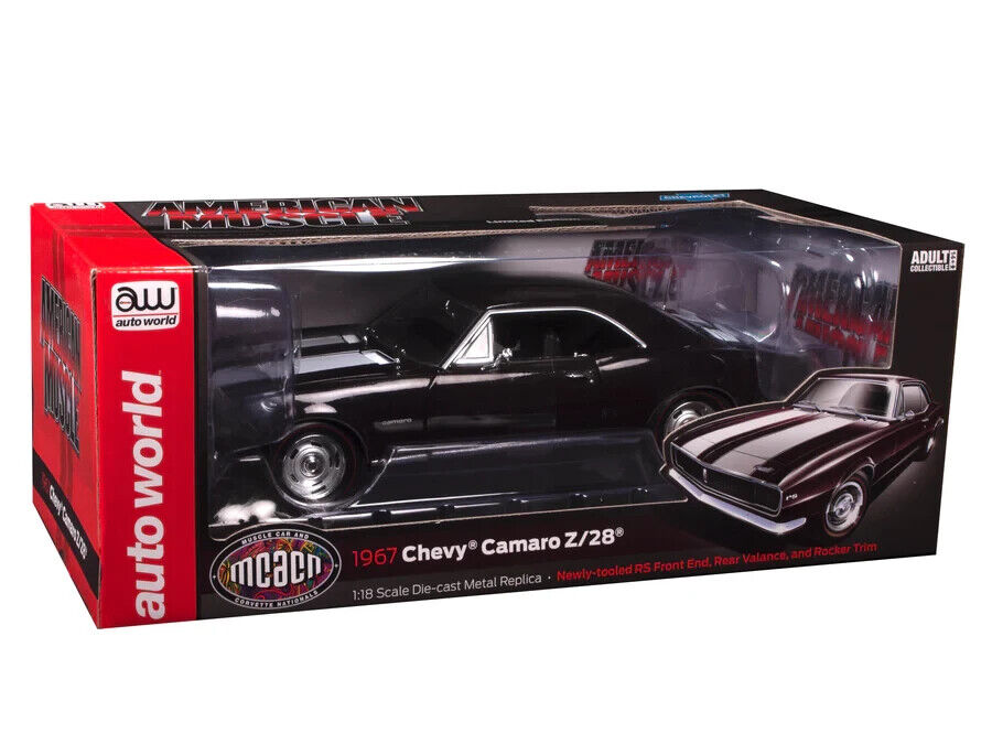 Autoworld 1967 Chevy Camaro Z28 RS Coupe Brown/White 1:18