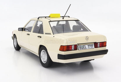 Triple 9 1993 Mercedes-Benz 190 E 2.3 German Taxi (W201) Cream 1:18