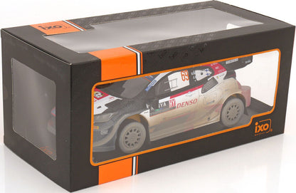 Ixo 2023 Toyota Yaris GR Hybrid Rally1 Team Toyota Gazoo Racing WRT (Dirty Version) No 69 White, Black, Red 1:18