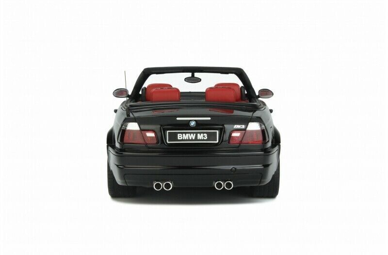 Otto 2004 BMW E46 M3 Cabriolet Black 1:18 RESIN, SEALED, LIMITED