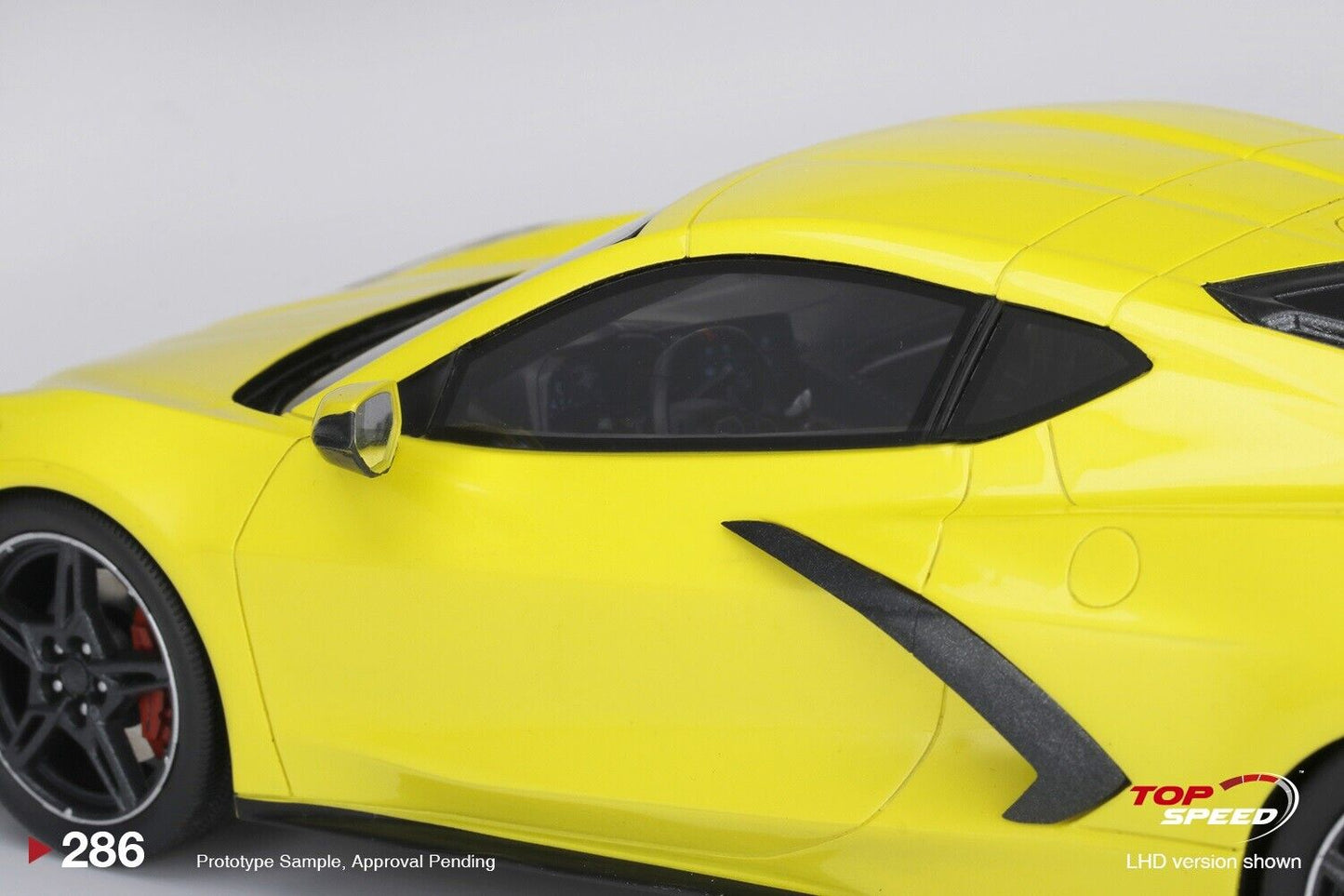 Topspeed 2020 Chevrolet Corvette Stingray Accelerate Yellow Metallic 1:18