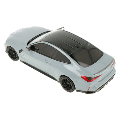 Minichamps 2020 BMW M4 Coupe (G82) w/ Black Carbon Roof Grey Metallic 1:18 SEALED