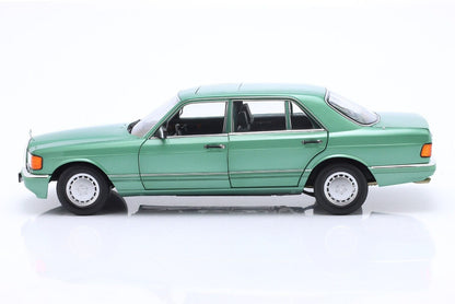 Norev 1991 Mercedes-Benz 560 SEL (W126) Light Green Metallic 1:18