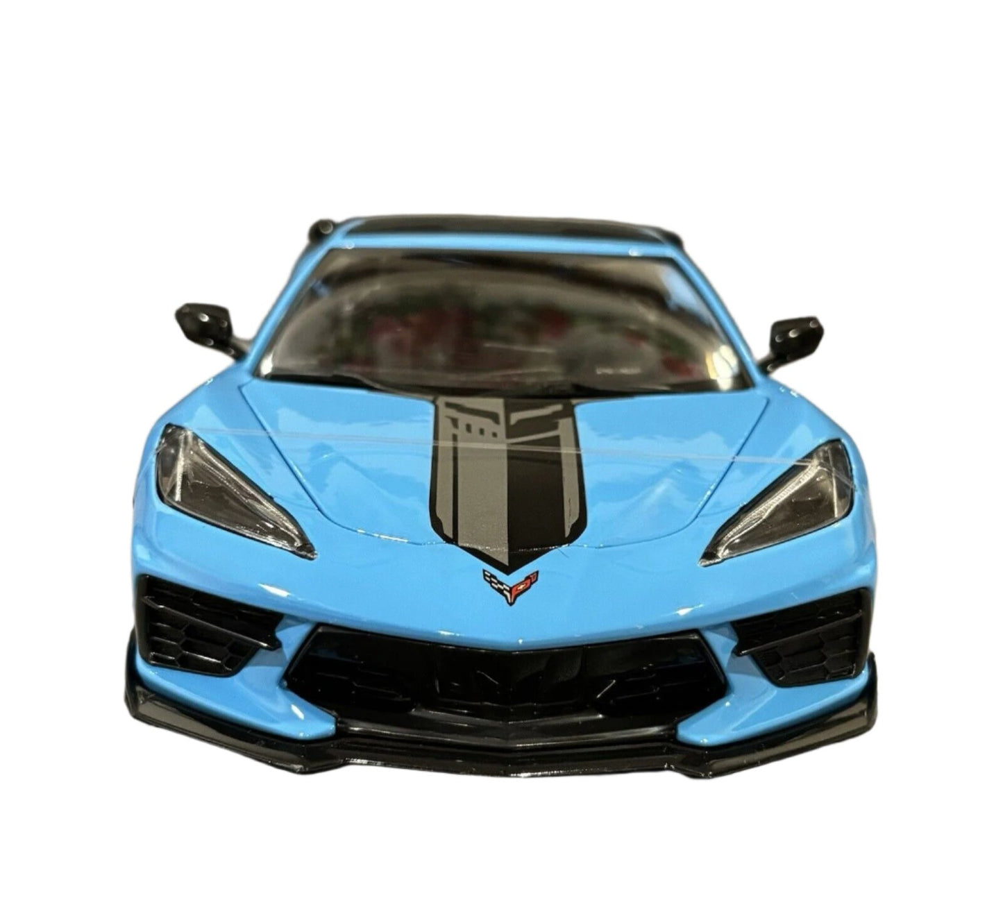 Maisto 2020 Chevy Corvette Stingray C8 Z51 Light Blue 1:18