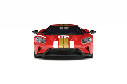 GT Spirit 2022 Ford GT Heritage Edition No 6 Alan Mann Red 1:18 RESIN