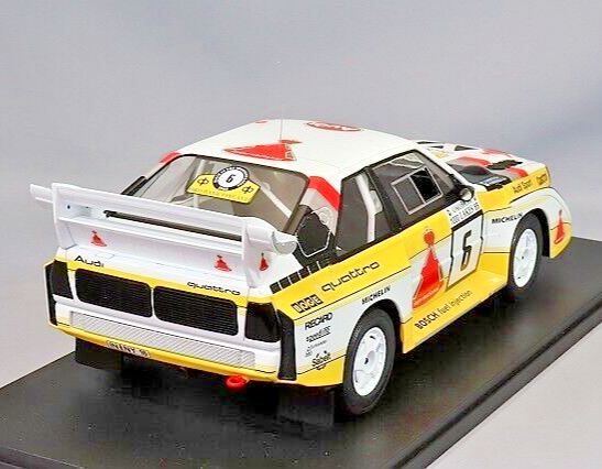 Ixo Audi Quattro S1 E2 No 6 Winner 1000 Lake Rally Mikkola, Hertz 1:18