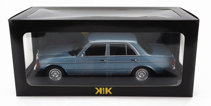 KK Scale 1975 Mercedes-Benz E Class 230E (W123) Light Blue Metallic 1:18