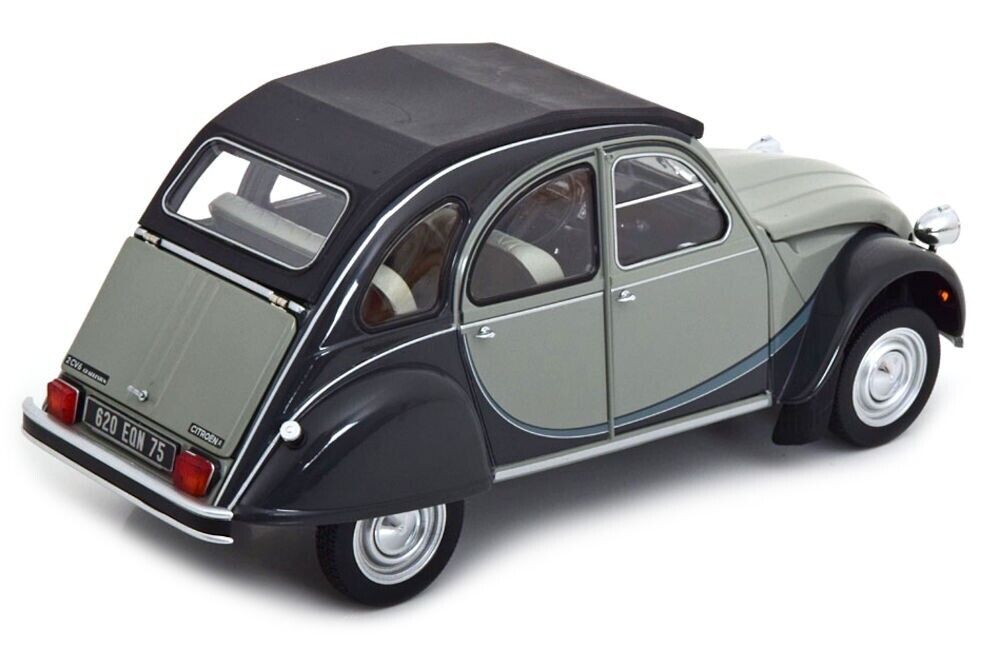 Norev 1:18 1983 Citroen 2CV Charleston Grey & Nocturne Grey