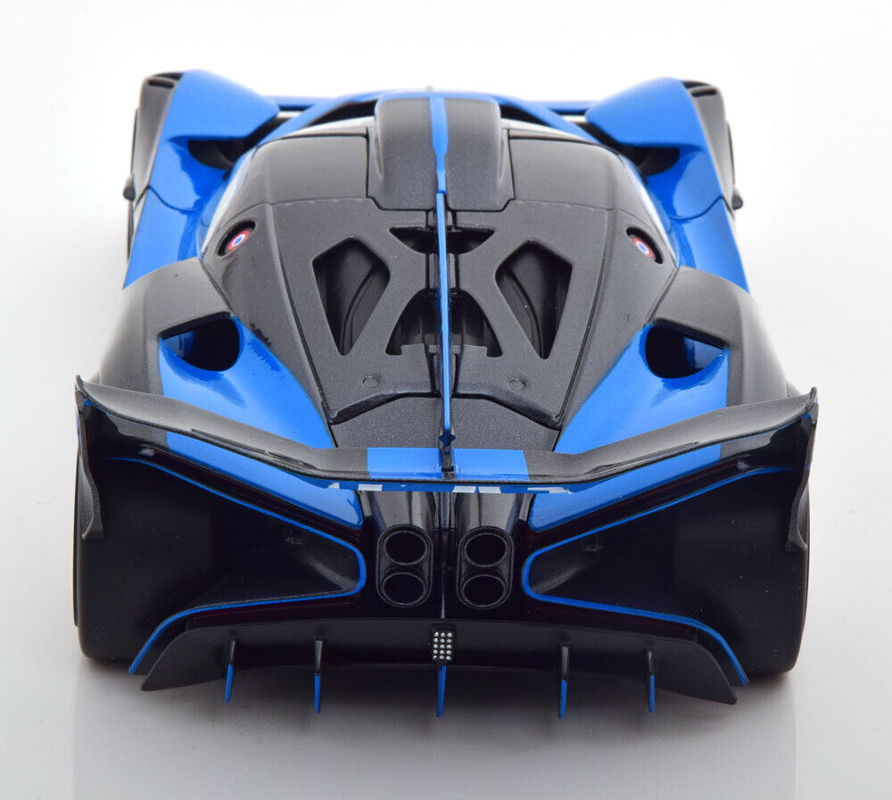 Bburago 2020 Bugatti Bolide Blue w/ Grey Metallic 1:18