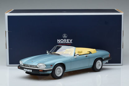 Norev 1988 Jaguar XJ-S Cabriolet Light Blue 1:18