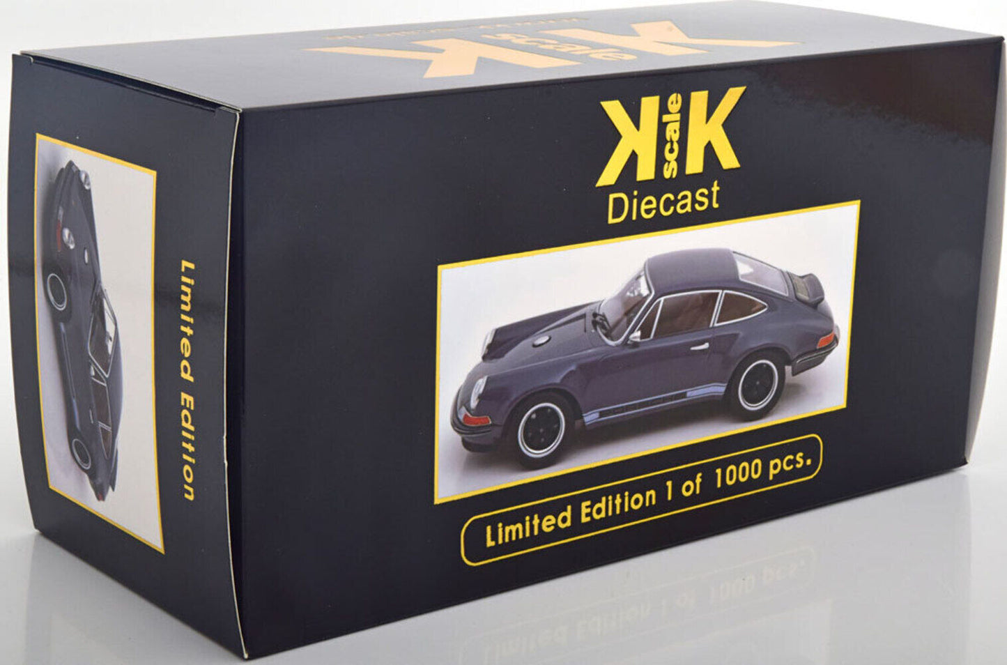 KK Scale 2014 Rendition Porsche 911 by Singer Coupe Grey w/ Black Wheels 1:18