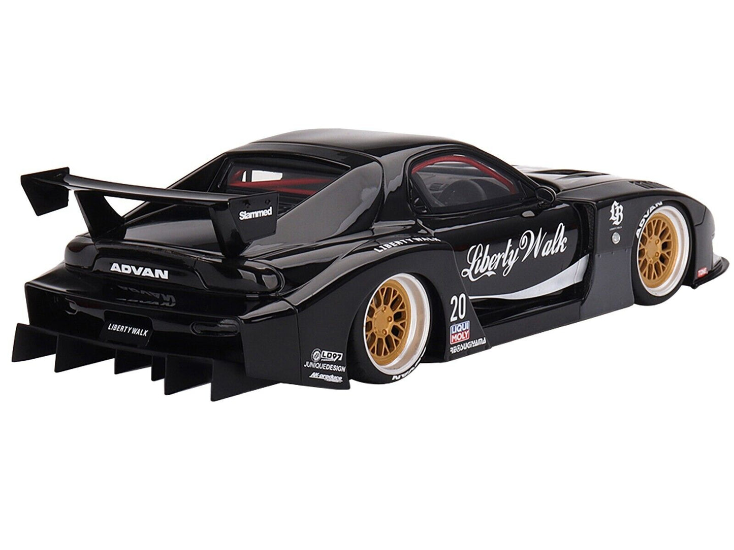 Topspeed Mazda RX-7 FD LB-Super Silhouette Liberty Walk Black 1:18