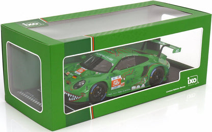 Ixo 2018 Porsche 911 991.2 GT3 RSR-19 No.56 Rexy Team Project 1-AO 24hr Le Mans Cairoli, Hyett, Jeannette 2023 1:18