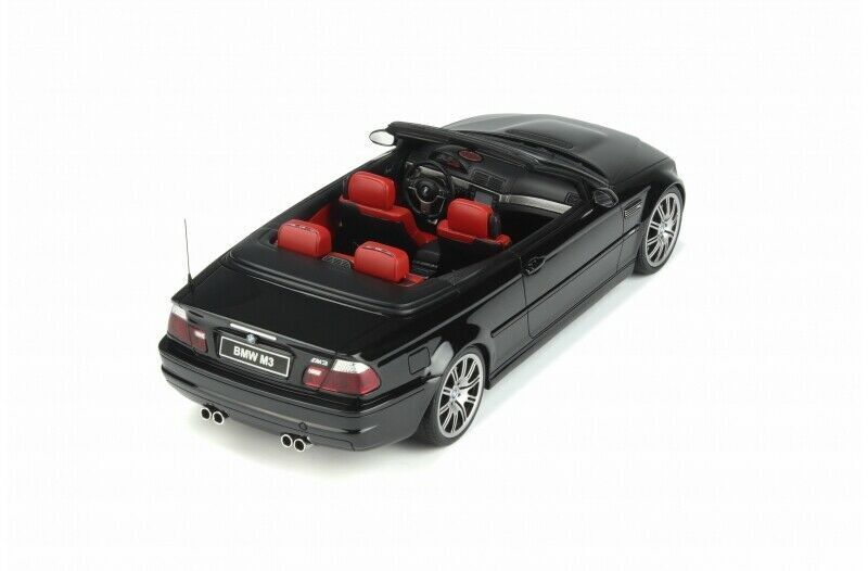 Otto 2004 BMW E46 M3 Cabriolet Black 1:18 RESIN, SEALED, LIMITED