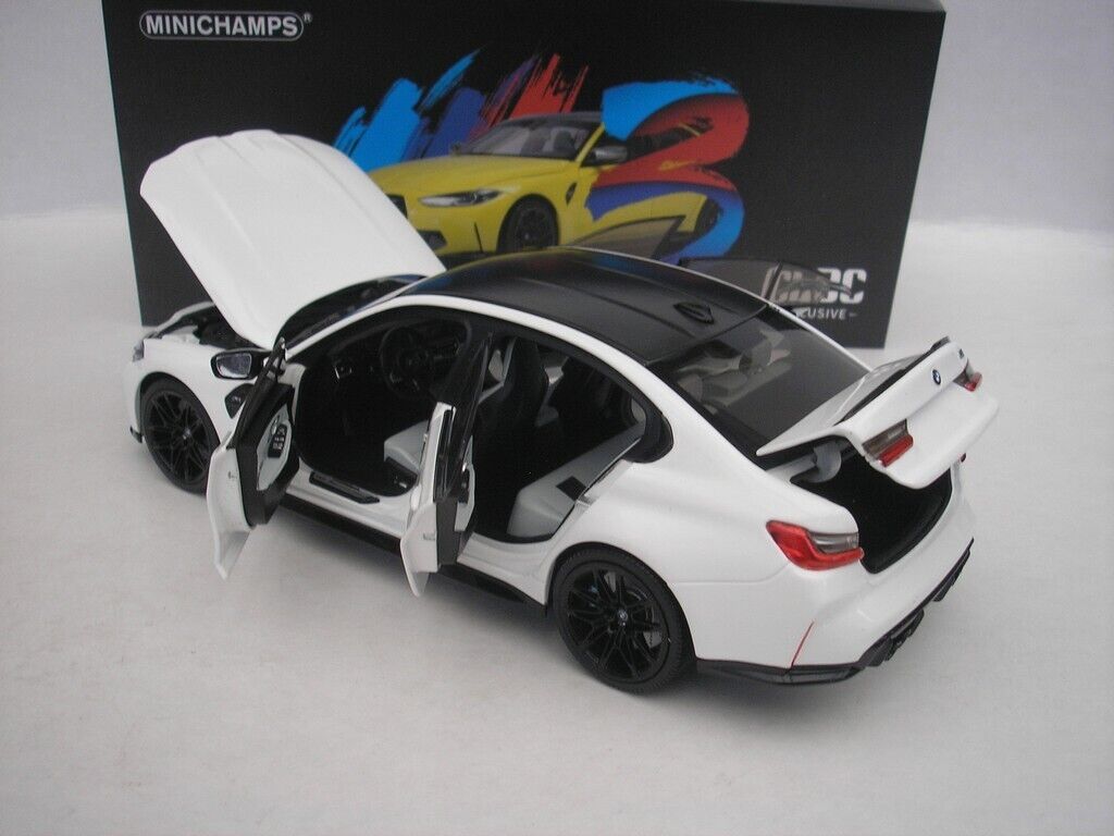 Minichamps 2020 BMW M3 Competition (G80) White 1:18