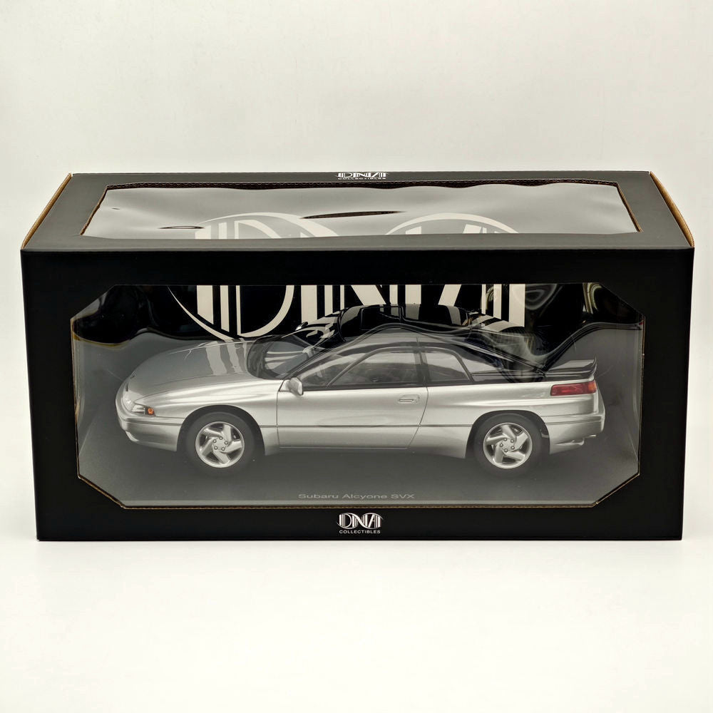 DNA Collectibles 1991 Subaru Alcyone SVX Silver Metallic 1:18 LIMITED