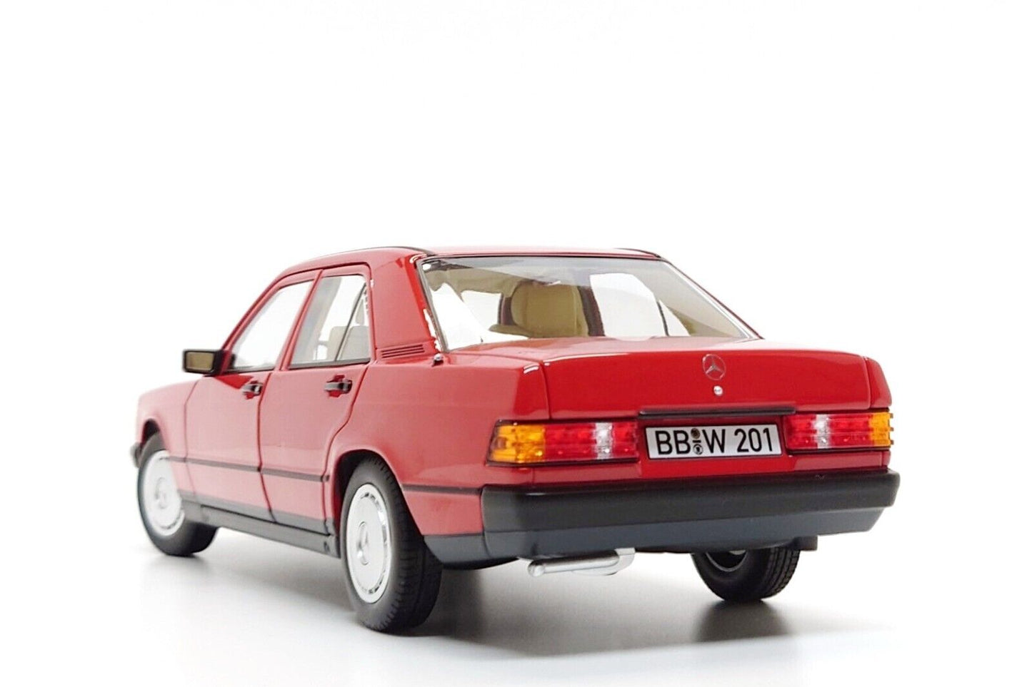 Norev 1982 Mercedes-Benz 190E (W201) Signal Red 1:18