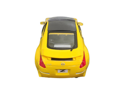 Maisto 2008 Nissan 350Z Nismo Custom w/ Carbon Fiber Hood & Roof Yellow 1:18