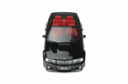 Otto 2004 BMW E46 M3 Cabriolet Black 1:18 RESIN, SEALED, LIMITED