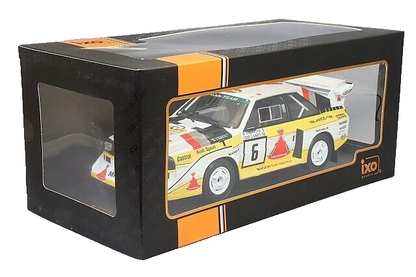 Ixo Audi Quattro S1 E2 No 6 Winner 1000 Lake Rally Mikkola, Hertz 1:18