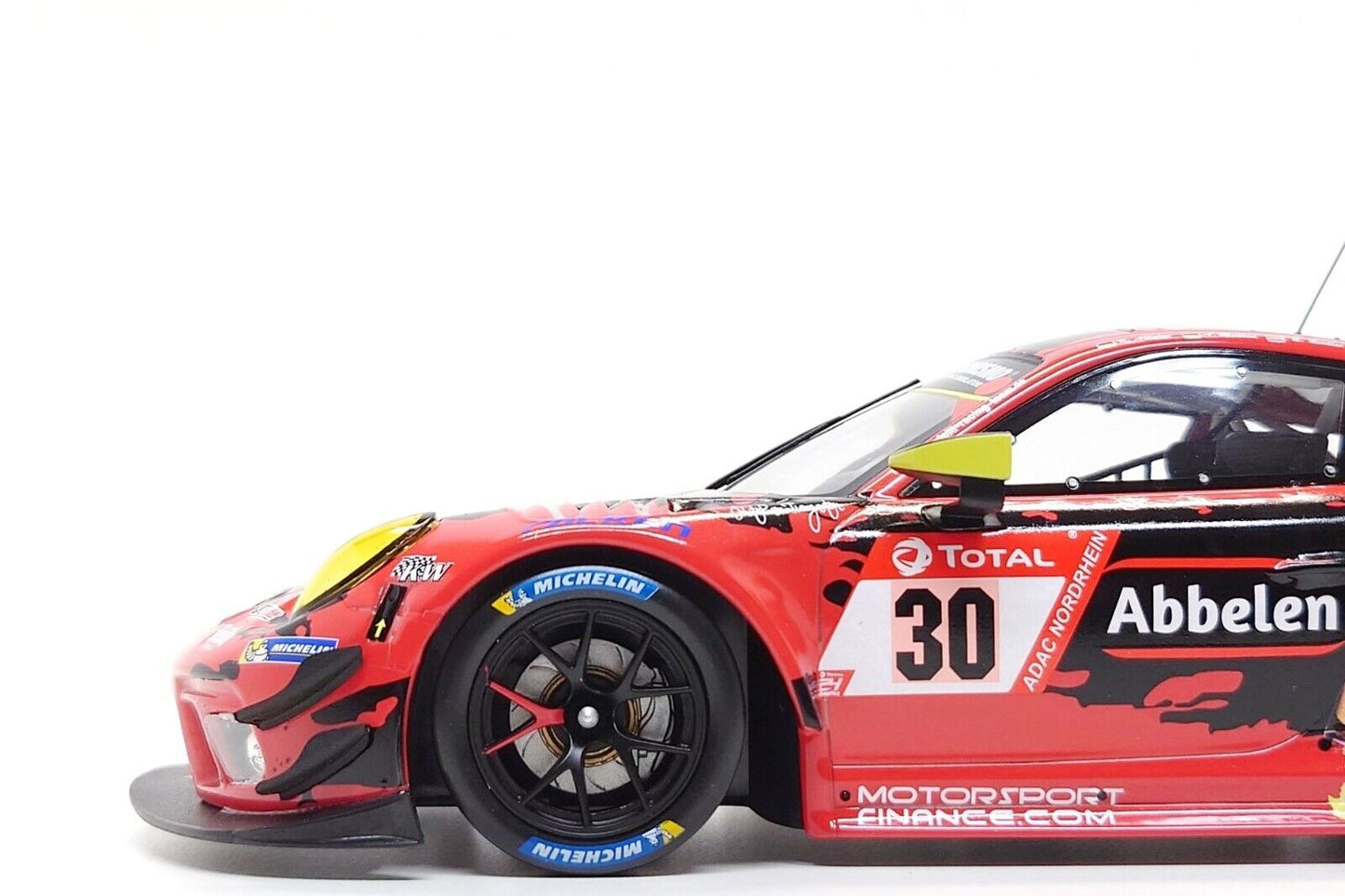 Ixo 2019 Porsche 911 991.2 GT3 R Team Frikadelli Racing No 30 24hr Nurburgring 2020 Red & Black 1:18