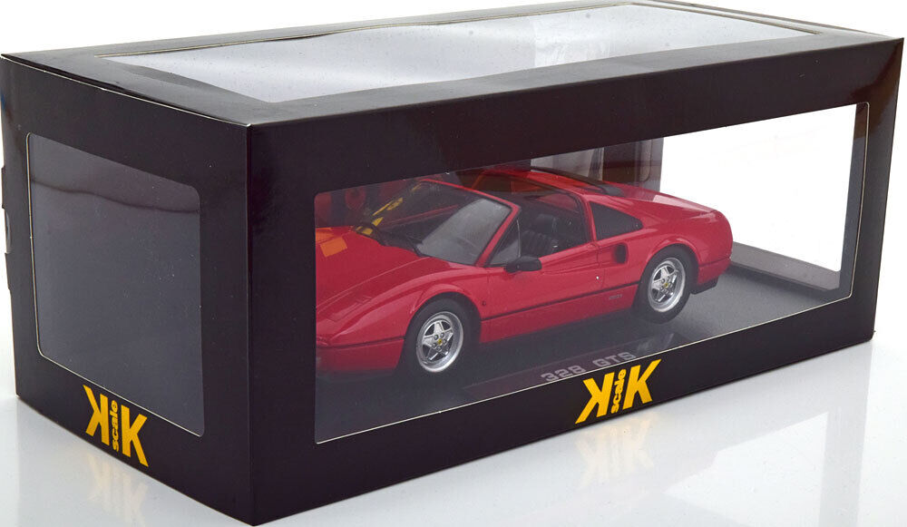 KK Scale 1985 Ferrari 328 GTS Magnum P.I. Ferrari Red 1:18