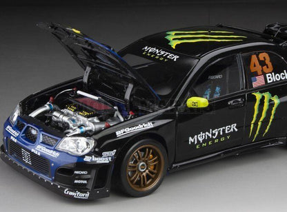 Sun-Star 2006 Subaru Impreza WRC06 No 43 Gymkhana 2008 Ken Block Monster Energy 1:18