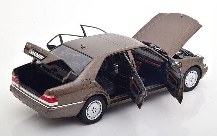 Norev 1994 Mercedes-Benz S600 V12 S-Class (W140) Impala Brown Metallic 1:18