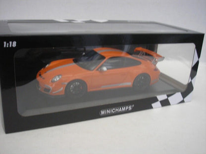 Minichamps 2011 Porsche 911 997 GT3 RS Orange 1:18 SEALED