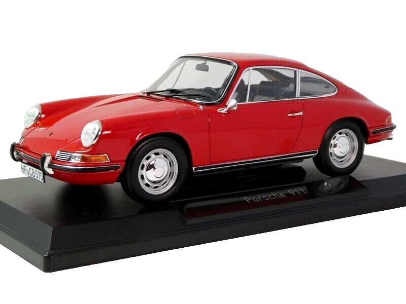 Norev Porsche 1968 911 L 901 Coupe Polo Red 1:18