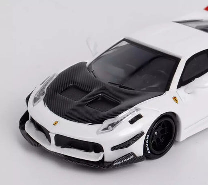 Star Model Ferrari 458 GT LBWK Silhouette Works White 1:64