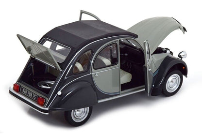 Norev 1:18 1983 Citroen 2CV Charleston Grey & Nocturne Grey