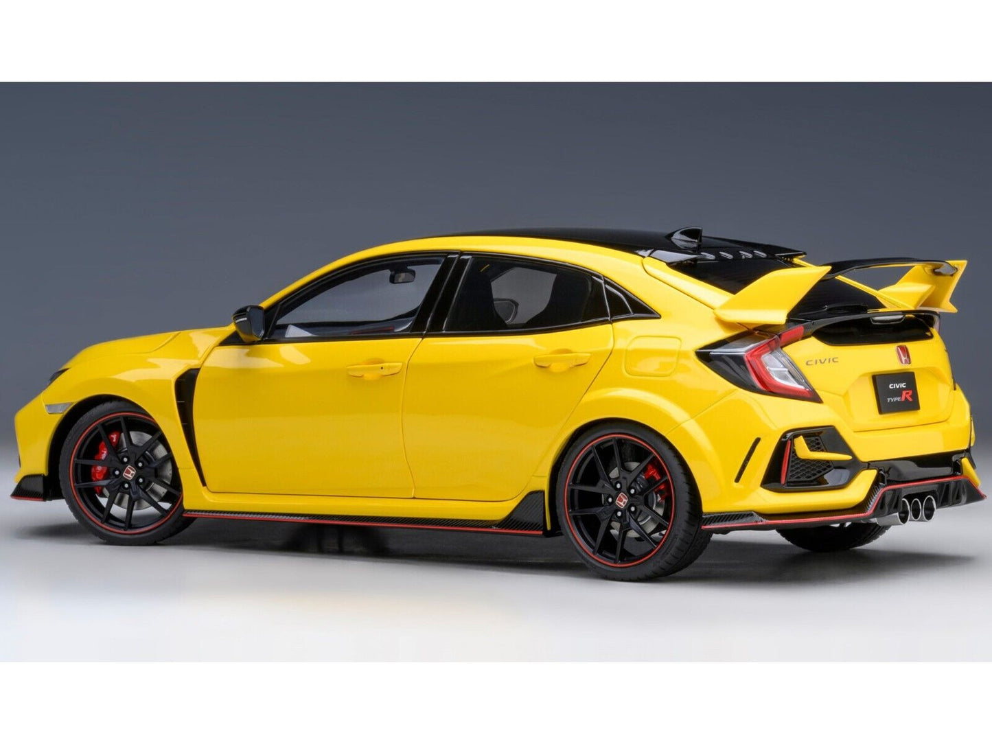 AUTOart 2021 Honda Civic Type R (FK8) Sunlight Yellow 1:18